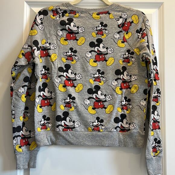 Disney Mickey Mouse Crewneck Pullover Sweatshirt, Size Small - Picture 3 of 6